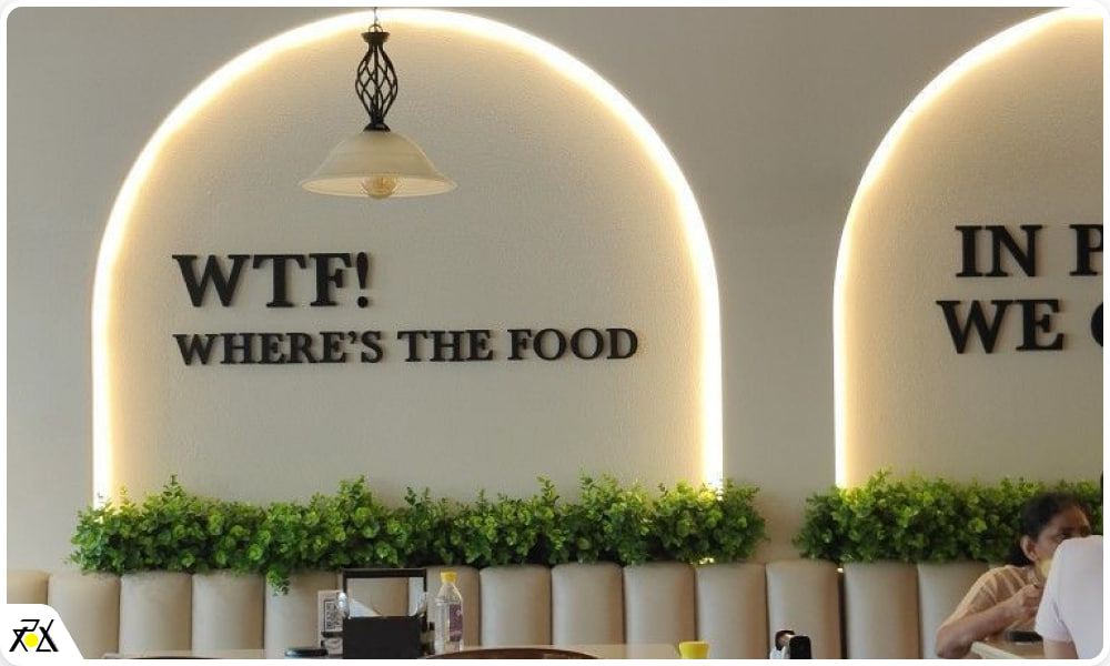 طراحی دیوار کافه